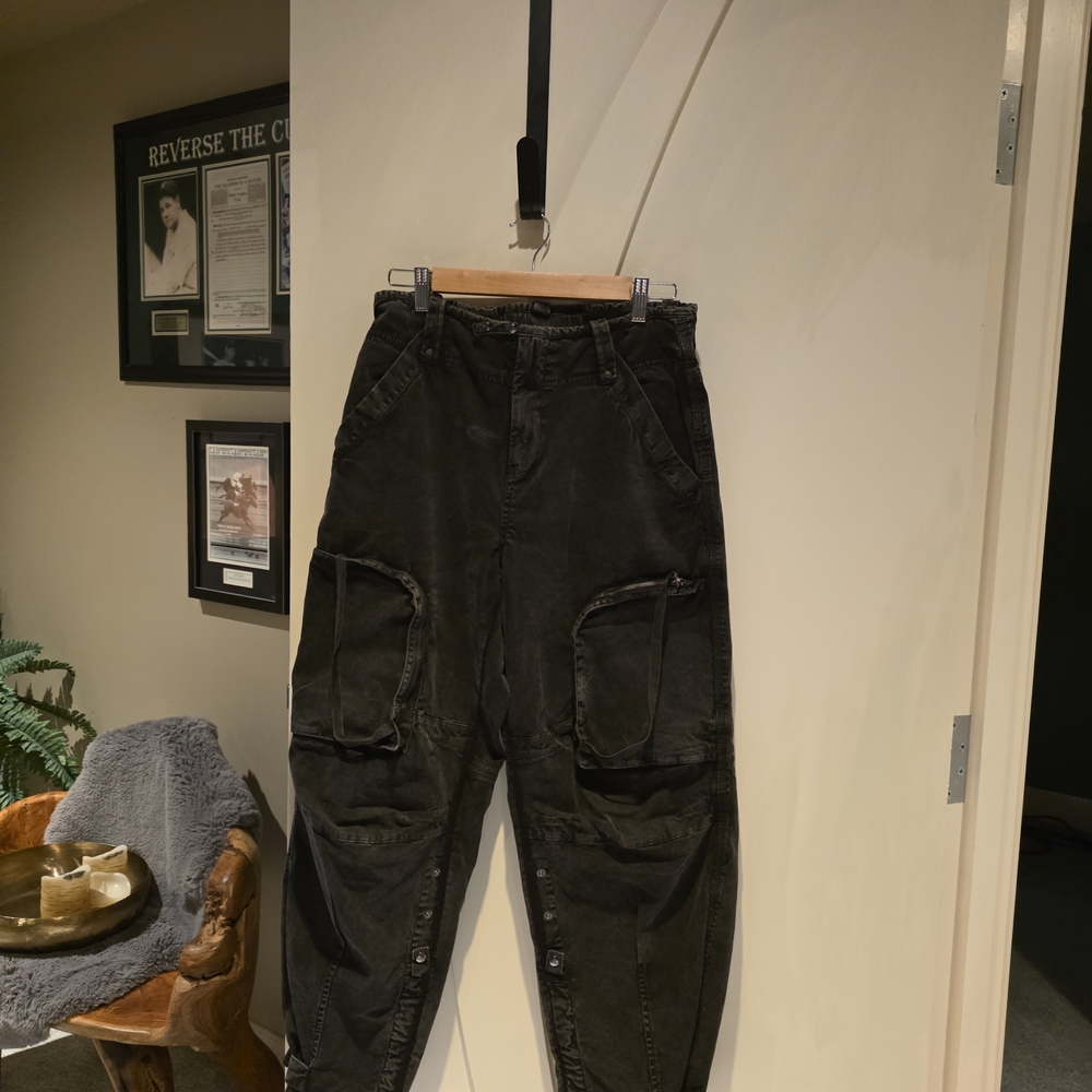 We The Free Black Cargo Pant